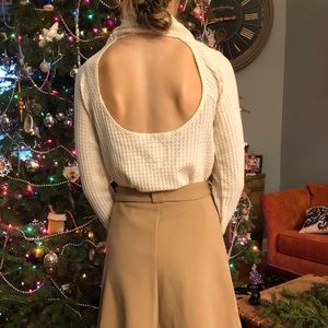 Chaser backless sweater S
